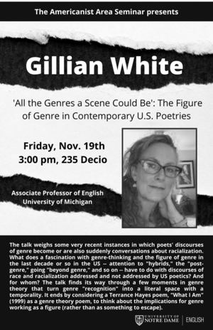 Gillian White Poster
